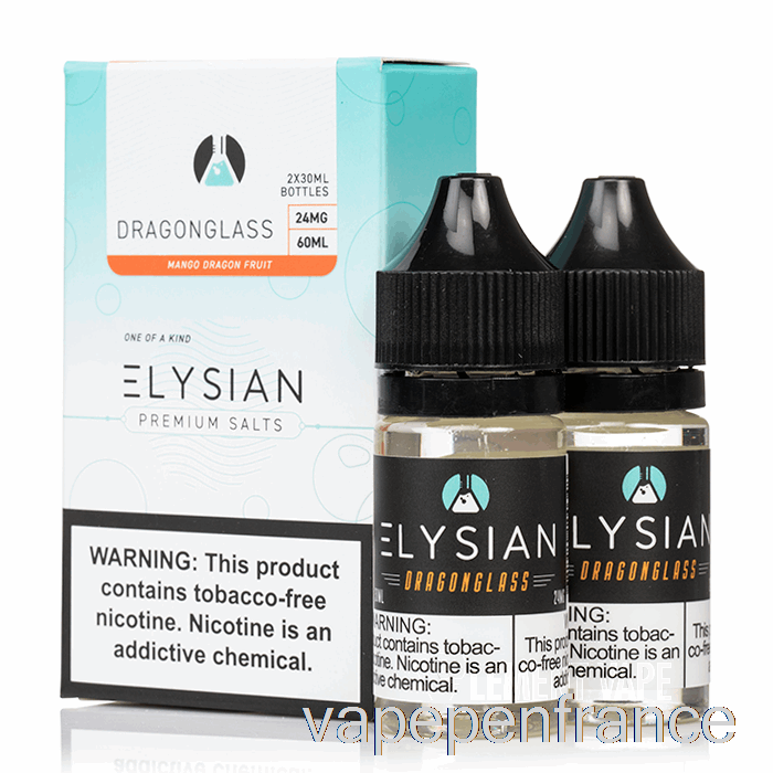Dragonglass - Sels élyséens - Stylo Vape 60 Ml 48 Mg